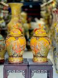  Quà Tặng Cao Cấp | Chóe Bát Tràng 35 lít vẽ vàng Công Danh Phú Quý đắp nổi kênh bong men hoàng bào 