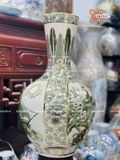  Bình Củ Tỏi cao cấp nhị cảnh Thuận Buồm Xuôi Gió Công Danh Phú Quý men màu vẽ vàng 24k 