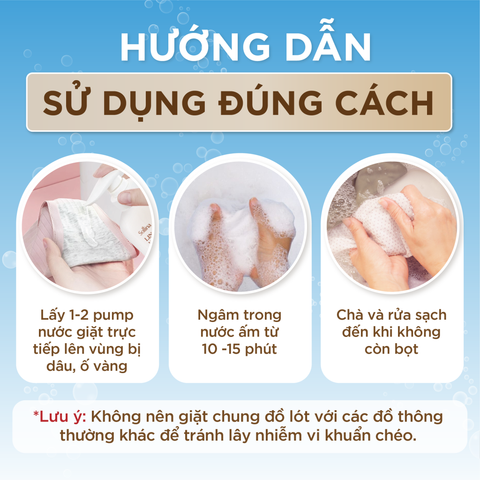 Combo nước giặt đồ lót chuyên dụng Sollina và khăn ướt vệ sinh phụ nữ màu tím 20 gói/hộp