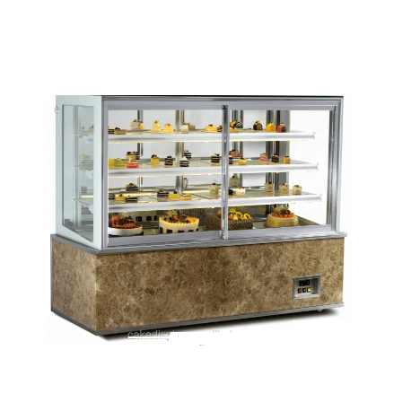 Tủ trưng bày bánh kem kính vuông 3 tầng 1m5 Bestcool BCT-1500