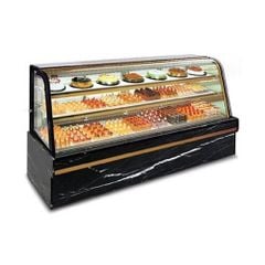 Tủ trưng bày bánh kem kính cong 3 tầng 1m5 KINCO RH3