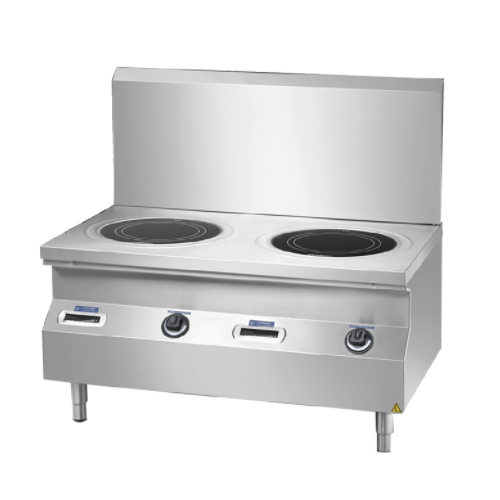 Bếp từ đôi hầm canh công nghiệp 15KW PS15 mặt phẳng