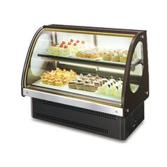 Tủ trưng bày bánh kính cong 2 tầng 90cm Shinichi SH-252A1