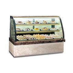 Tủ trưng bày bánh kem kính cong 3 tầng 1m5 KINCO SRM3