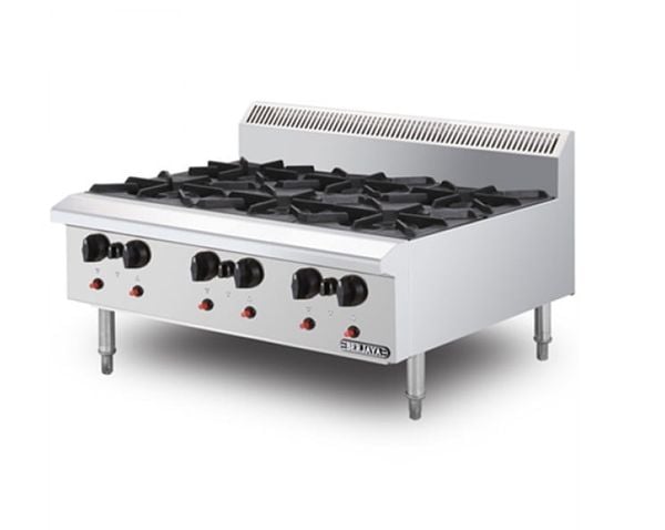 Bếp Âu 6 họng dùng gas Berjaya OB6-17