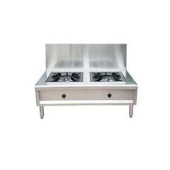 Bếp hầm công nghiệp 2 họng dùng gas