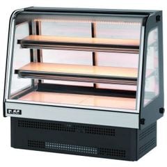Tủ trưng bày bánh kem kính cong 3 tầng 90cm Rueyshing RS-C9003