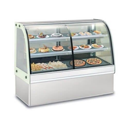 Tủ trưng bày bánh kem 3 tầng 1m5 KINCO RZ3