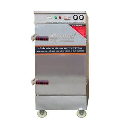 Tủ nấu cơm công nghiệp 10 khay dùng điện Vinaki VI-D10A20