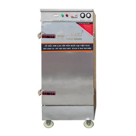 Tủ nấu cơm công nghiệp 12 khay dùng điện Vinaki VI-D12A20