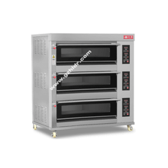 Lò nướng bánh công nghiệp 3 tầng 9 khay Hongling XFY-3KAL-NM
