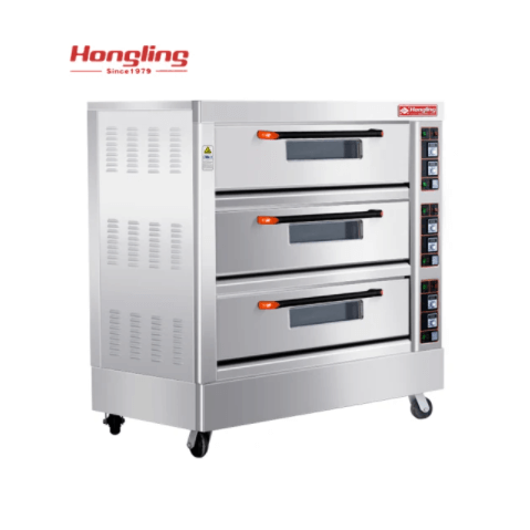 Lò nướng bánh công nghiệp 3 tầng 9 khay Hongling XYF-3KAL-T