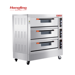 Lò nướng bánh công nghiệp 3 tầng 9 khay Hongling XYF-3KAL-T