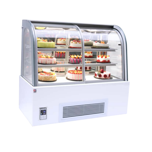 Tủ trưng bày bánh kem kính cong 3 tầng 1m5 Bestcool BCT-5R