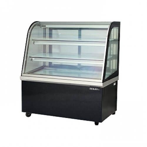 Tủ trưng bày bánh kem kính cong 3 tầng 90cm BERJAYA CCS09SB13-2FB