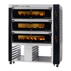Lò nướng bánh 3 tầng 12 khay Hàn Quốc Softmill DHO4-43