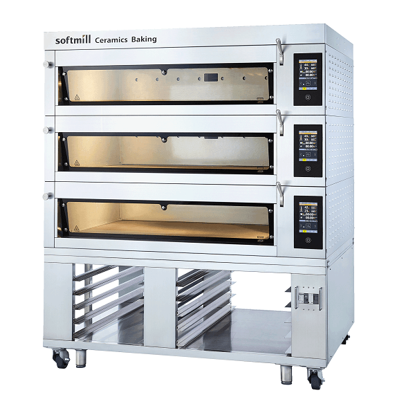 Lò nướng bánh 3 tầng 12 khay Hàn Quốc Softmill DUU-43
