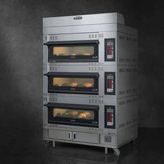 Lò nướng bánh 3 tầng 6 khay Bresso HBDO-2003