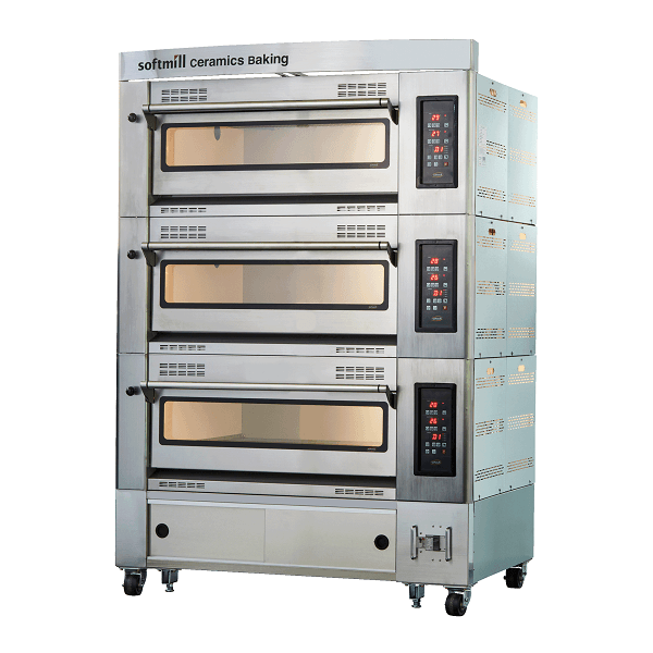 Lò nướng bánh 3 tầng 6 khay Hàn Quốc Softmill DHO2-23