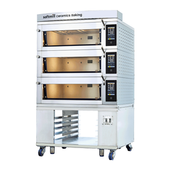Lò nướng bánh 3 tầng 6 khay Hàn Quốc Softmill DUU-23