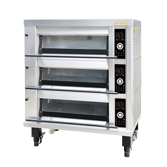 Lò nướng bánh 3 tầng 6 khay Sinmag MB2-623
