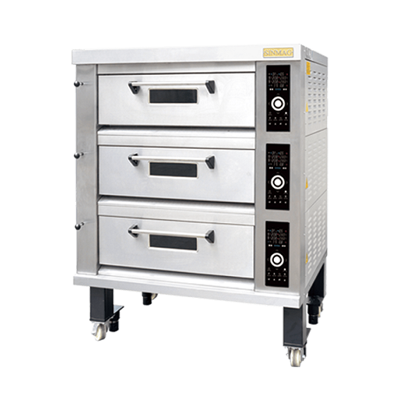 Lò nướng bánh 3 tầng 6 khay Sinmag SM2-523