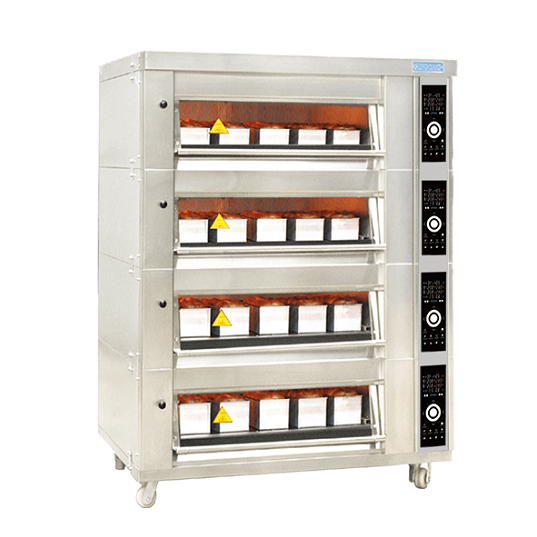 Lò nướng bánh 4 tầng 12 khay Sinmag MB-634T