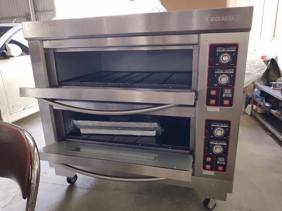 Lò nướng bánh 2 tầng 4 khay dùng điện Berjaya BJY-E13KW-2BD