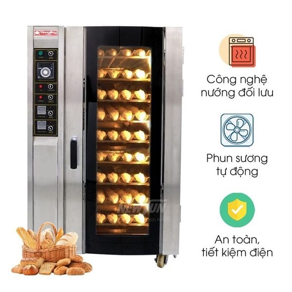 Lò nướng đối lưu 10 khay Hongling RX-10D