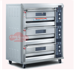 Lò nướng bánh công nghiệp 3 tầng 6 khay Hongling XYF-3HP