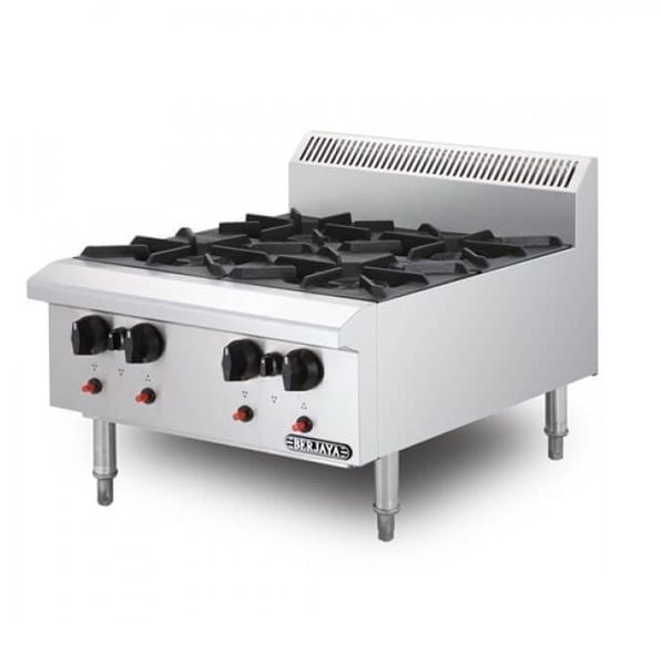 Bếp Âu 4 họng dùng gas dùng gas Berjaya OB4-17