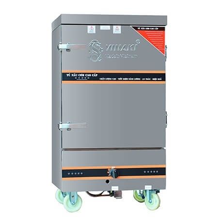 Tủ nấu cơm công nghiệp 8 khay dùng gas Vinaki VNK8K-G