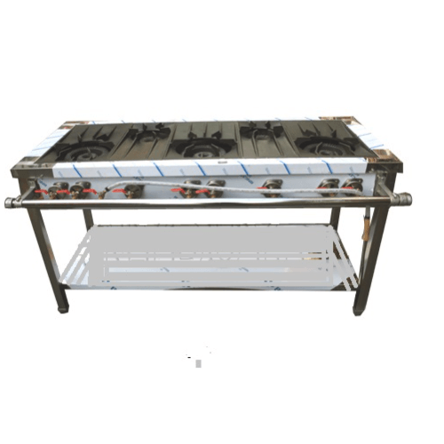 Bếp ga công nghiệp 3 họng lớn 2 họng nhỏ