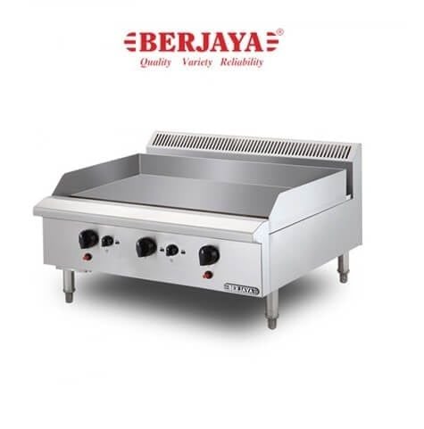 Bếp chiên rán phẳng 3 họng dùng gas Berjaya GG3B-17