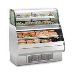 Tủ trưng bày bánh kem kính cong 3 tầng 1m5 KINCO SK3