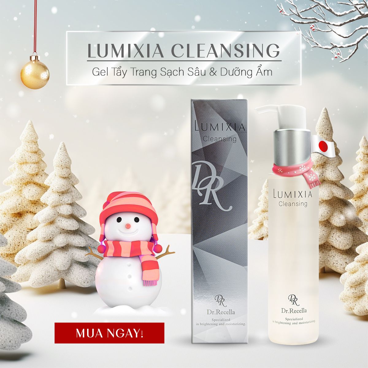  LUMIXIA Cleansing 150mL - Gel Tẩy Trang Sạch Sâu & Dưỡng Ẩm LUMIXIA 150mL 