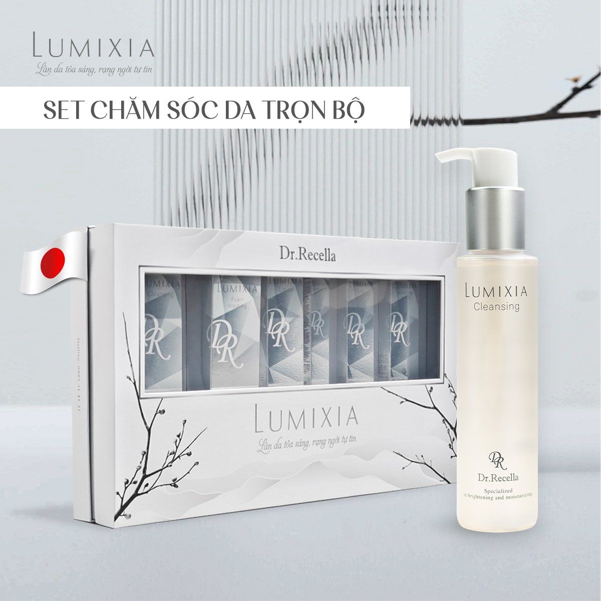  LUMIXIA Cleansing 150mL - Gel Tẩy Trang Sạch Sâu & Dưỡng Ẩm LUMIXIA 150mL 