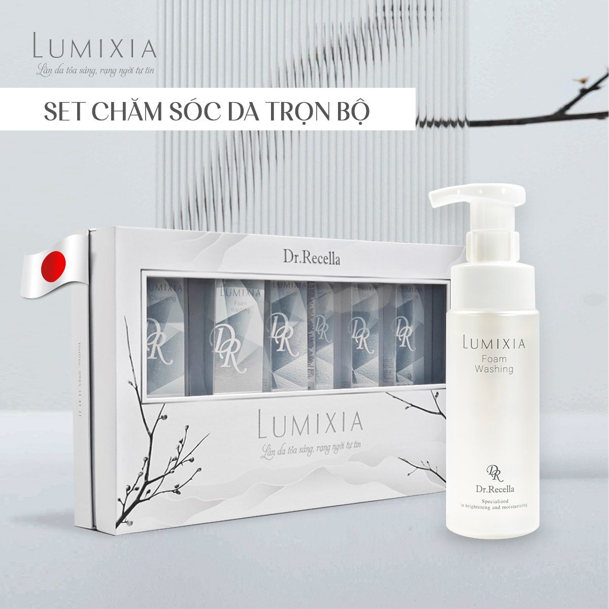  LUMIXIA Foam Washing 200mL - Bọt Rửa Mặt Dịu Nhẹ LUMIXIA 200mL 