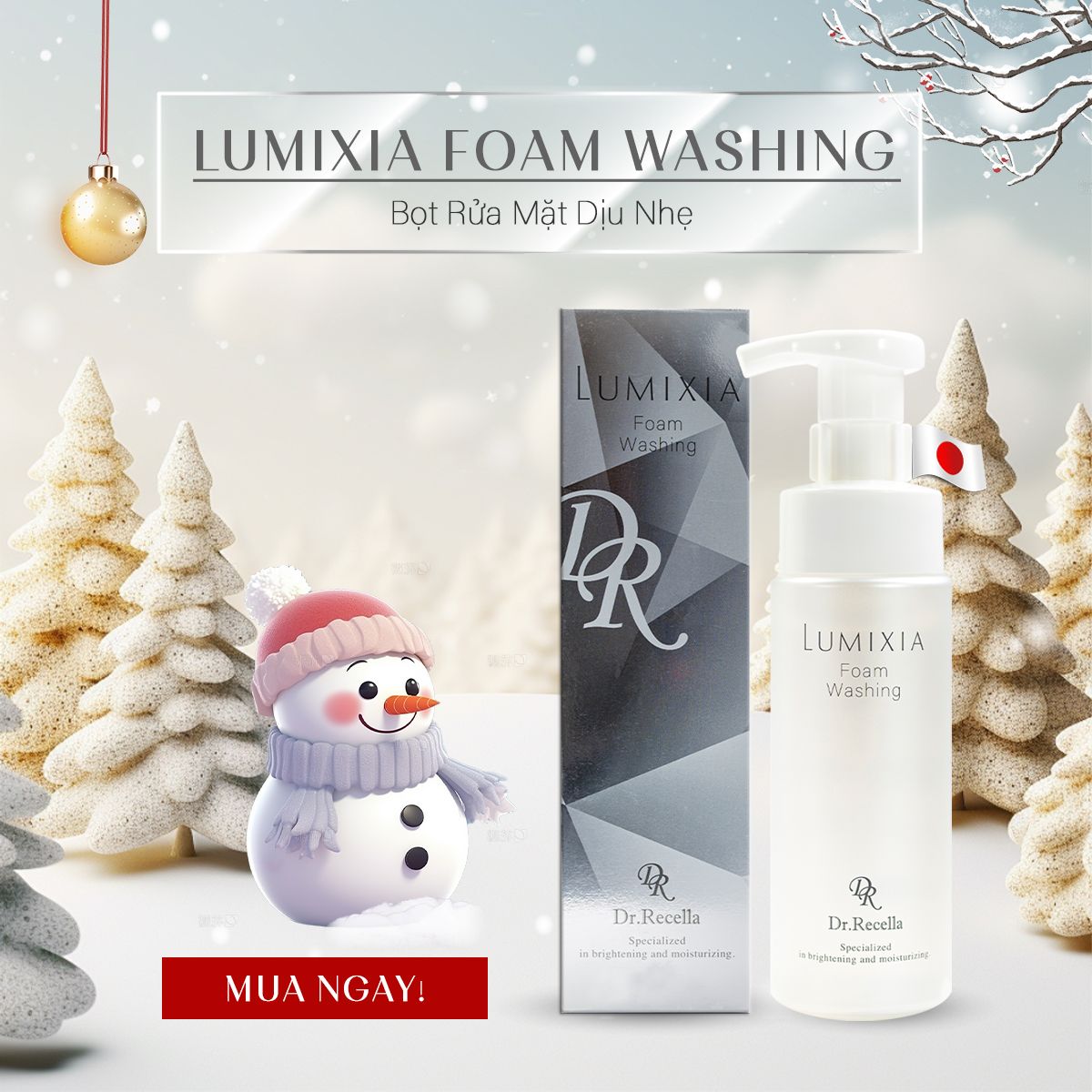 LUMIXIA Foam Washing 200mL - Bọt Rửa Mặt Dịu Nhẹ LUMIXIA 200mL 