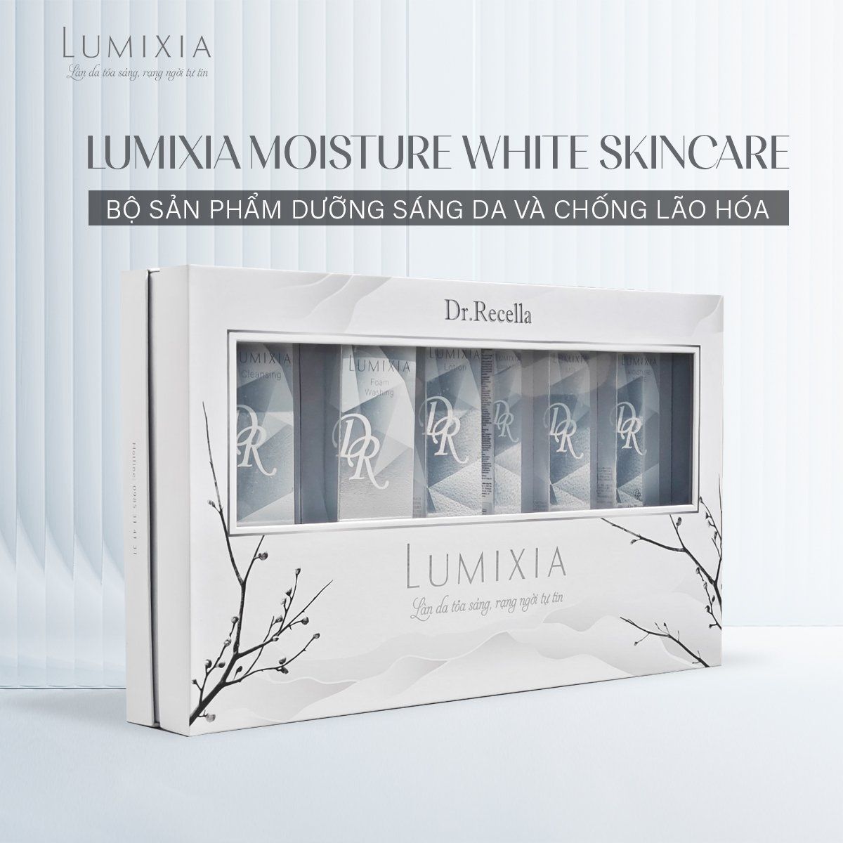  LUMIXIA Set Trọn Bộ Chăm Sóc Da 