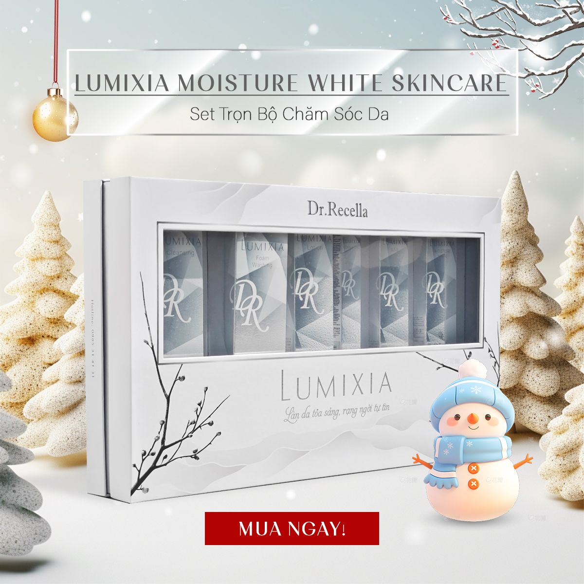  LUMIXIA Set Trọn Bộ Chăm Sóc Da 