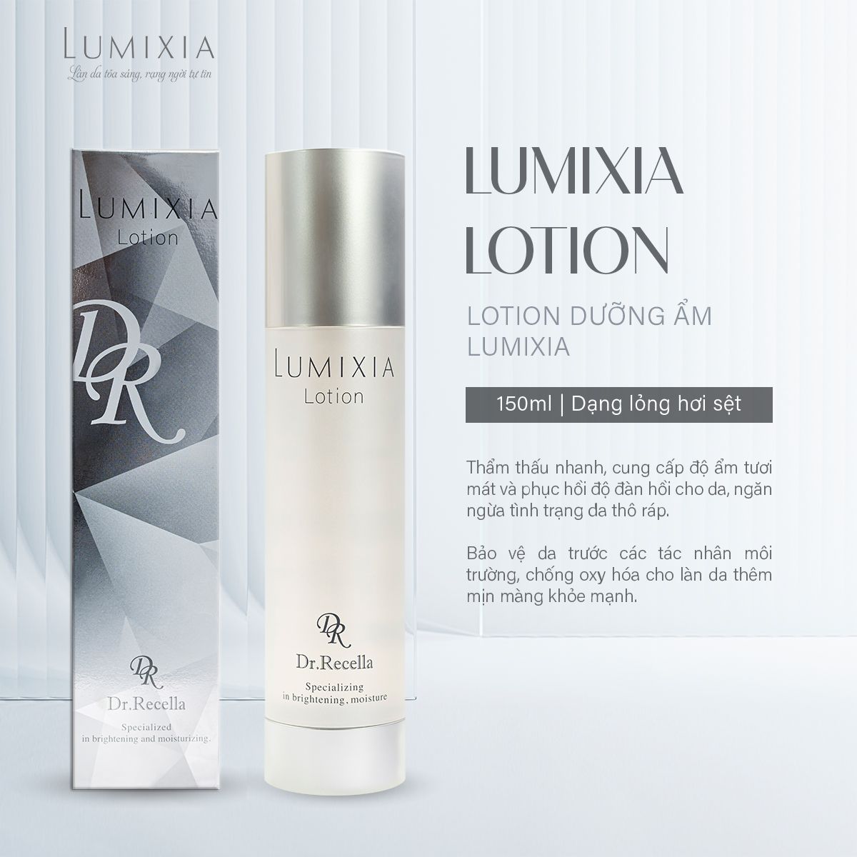  LUMIXIA Lotion 150mL - Lotion Dưỡng Ẩm LUMIXIA 150mL 
