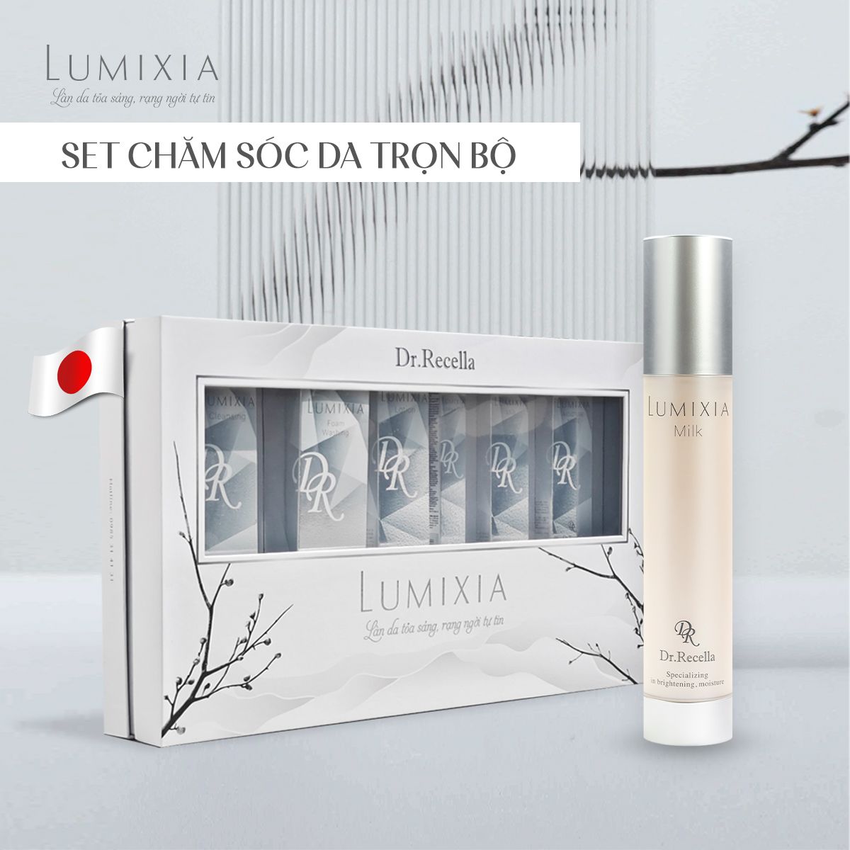  LUMIXIA Milk 100mL - Sữa Dưỡng Trắng Da Chống Lão Hóa LUMIXIA 100mL 