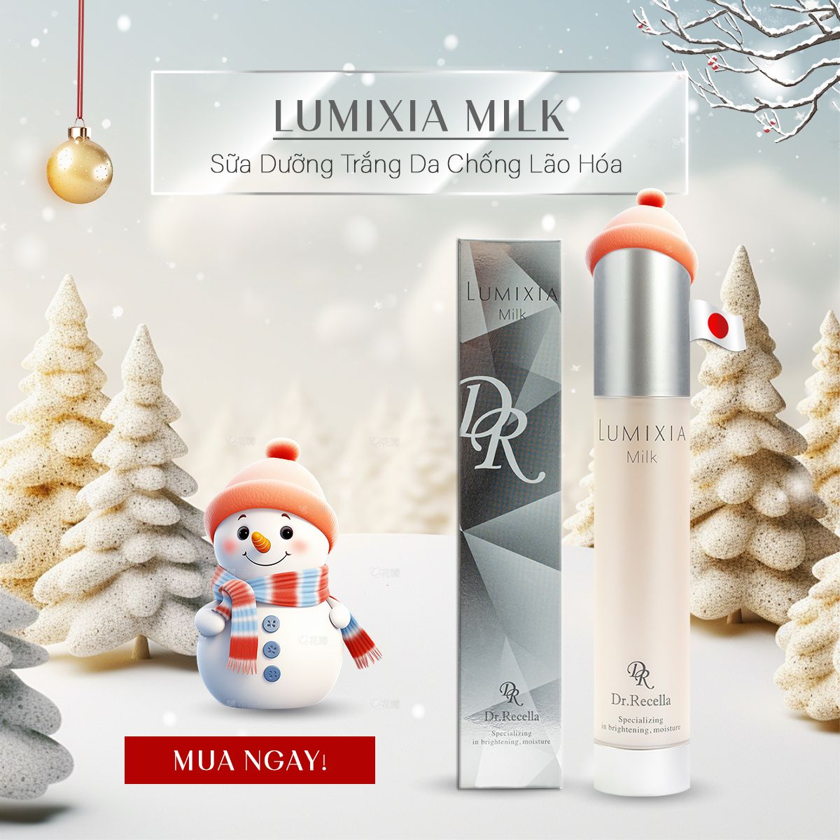  LUMIXIA Milk 100mL - Sữa Dưỡng Trắng Da Chống Lão Hóa LUMIXIA 100mL 