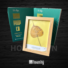 Khung tranh lá Bồ Đề để bàn