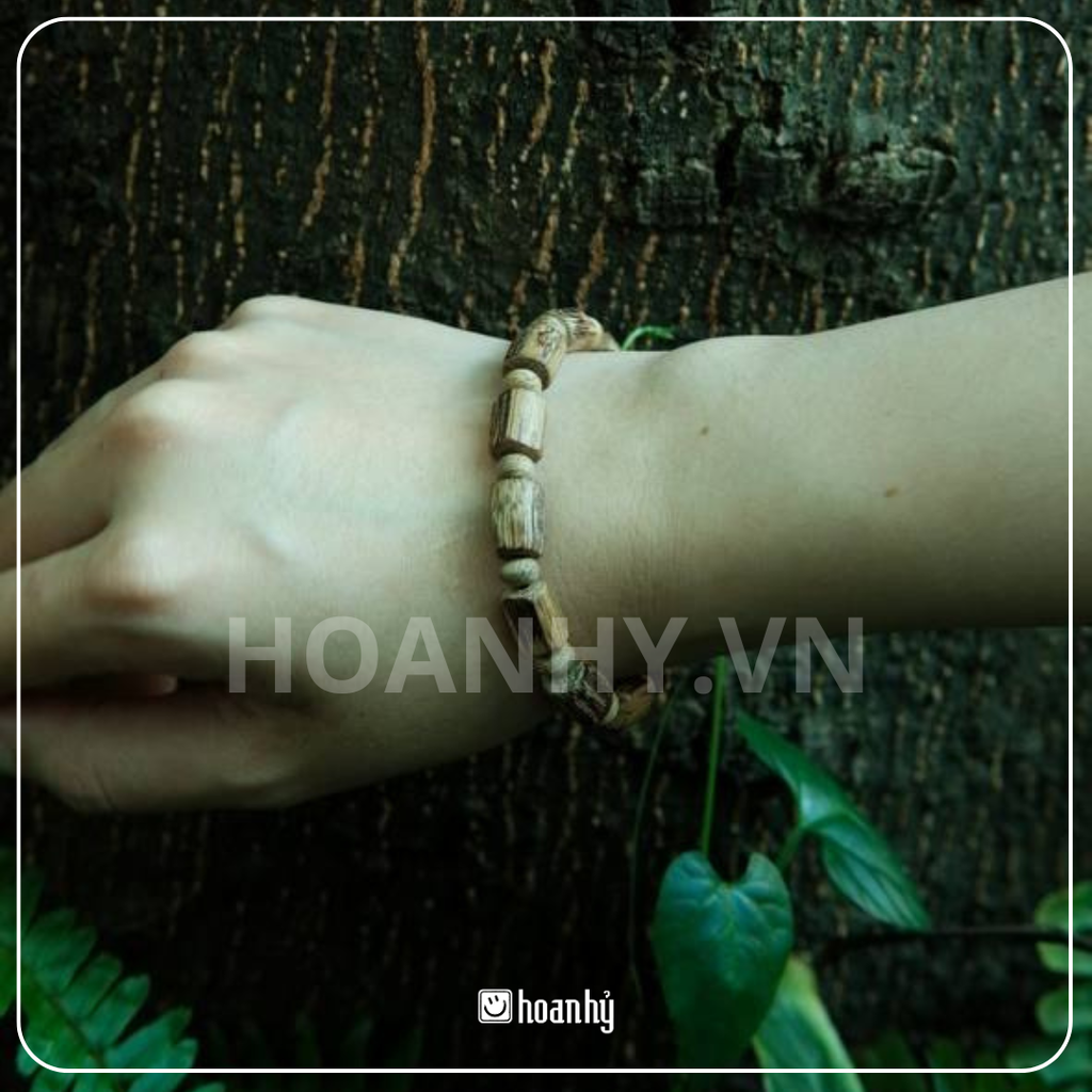 Vòng trầm mix hạt