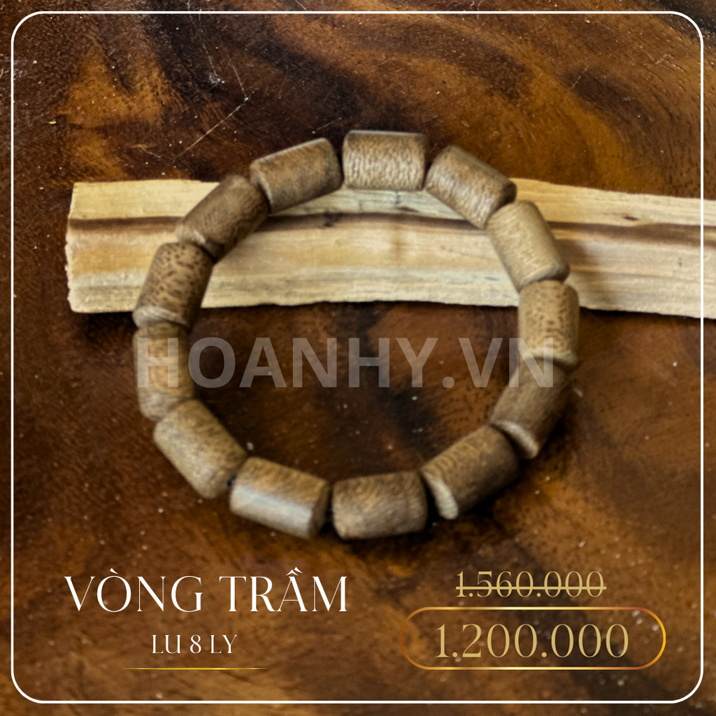 Vòng Trầm lu 8 ly