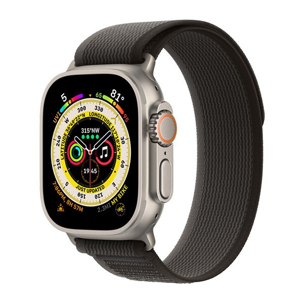 Apple Watch Ultra 49mm LTE Viền Titanium Dây Trail Chính Hãng