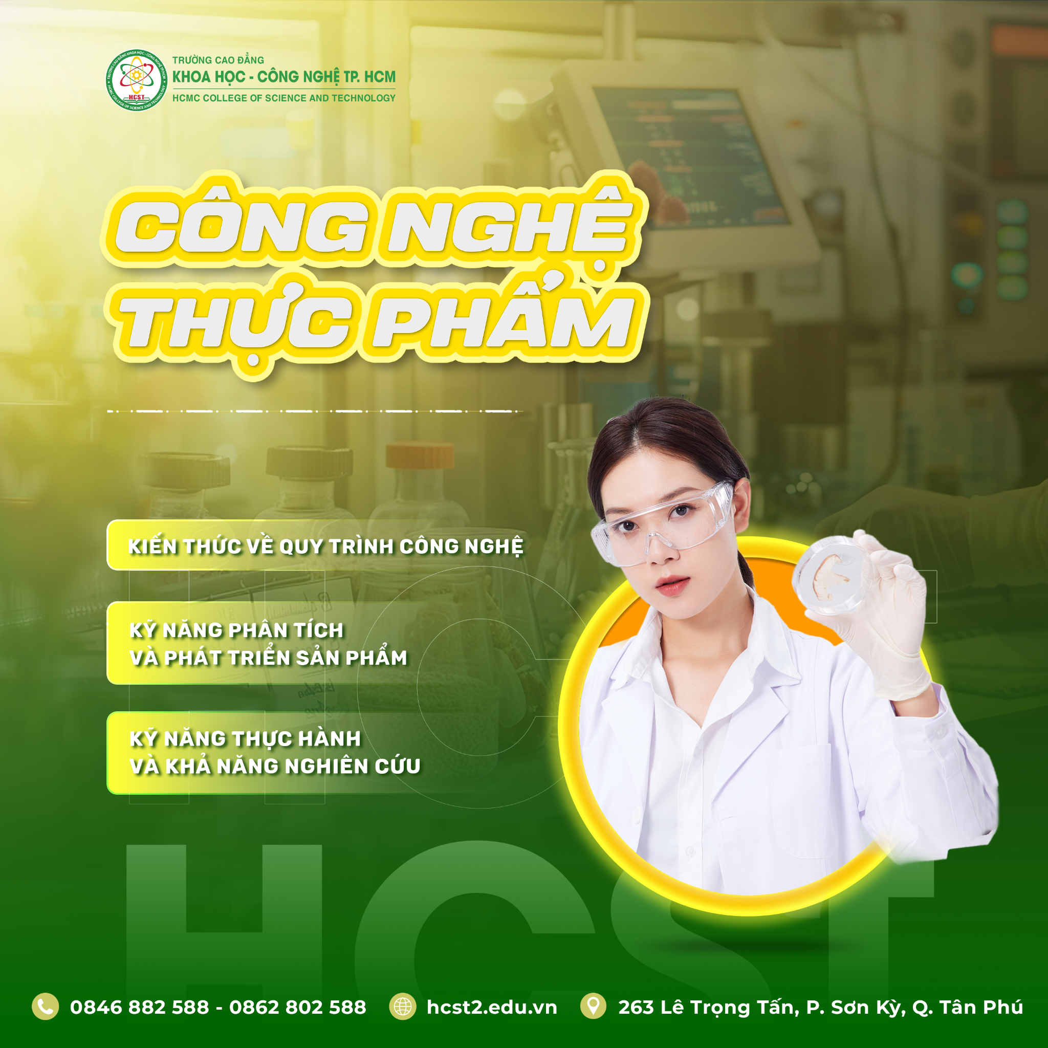 NGÀNH CÔNG NGHỆ THỰC PHẨM