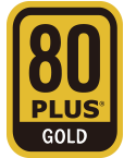 80 Plus Gold Certifed